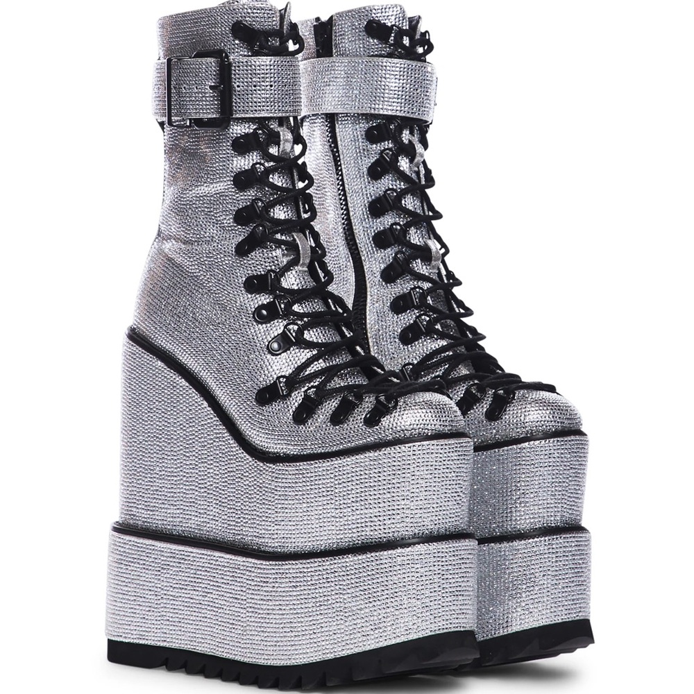 ClubExx Double Stack Crystal Traitor Boot